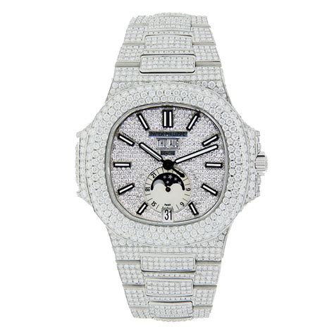 patek philippe nautilus iced out diamond encrusted|patek philippe full diamond price.